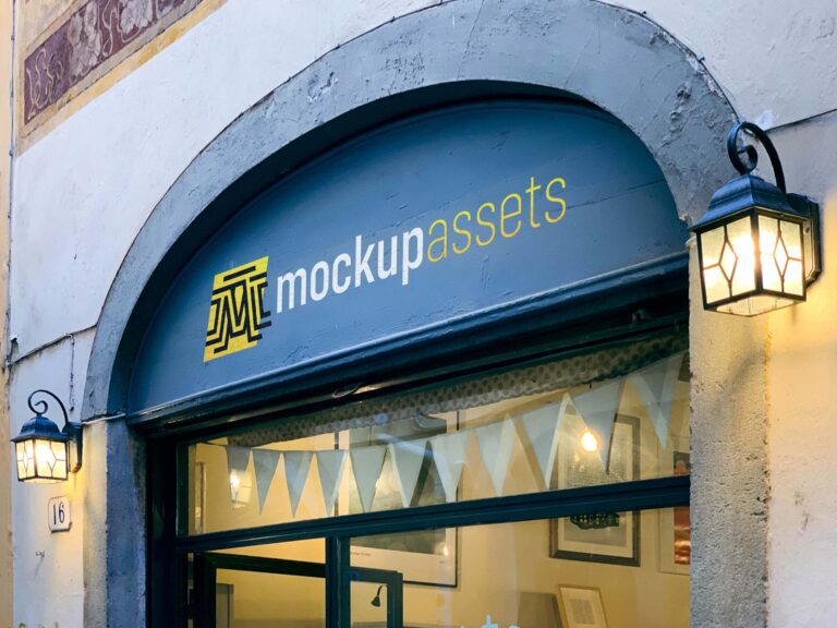 Black-Arch-Store-Signage-Mockup-Long-Logo