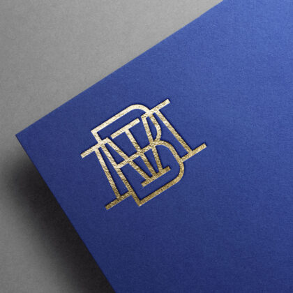 ibm-bim-mib-imb-initials-monogram-design-fonts-gold